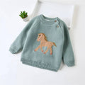 Gwenny Horse Sweater (Seafoam)