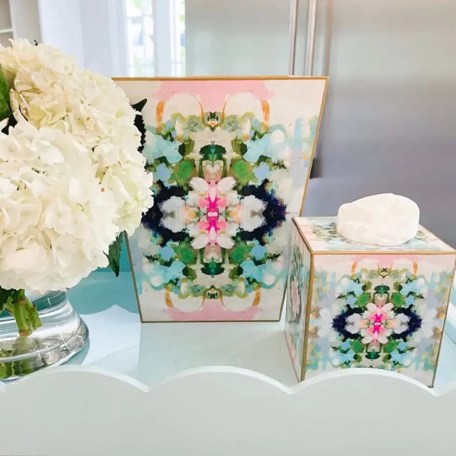 Laura Park Nantucket Bloom Tissue Box Cover