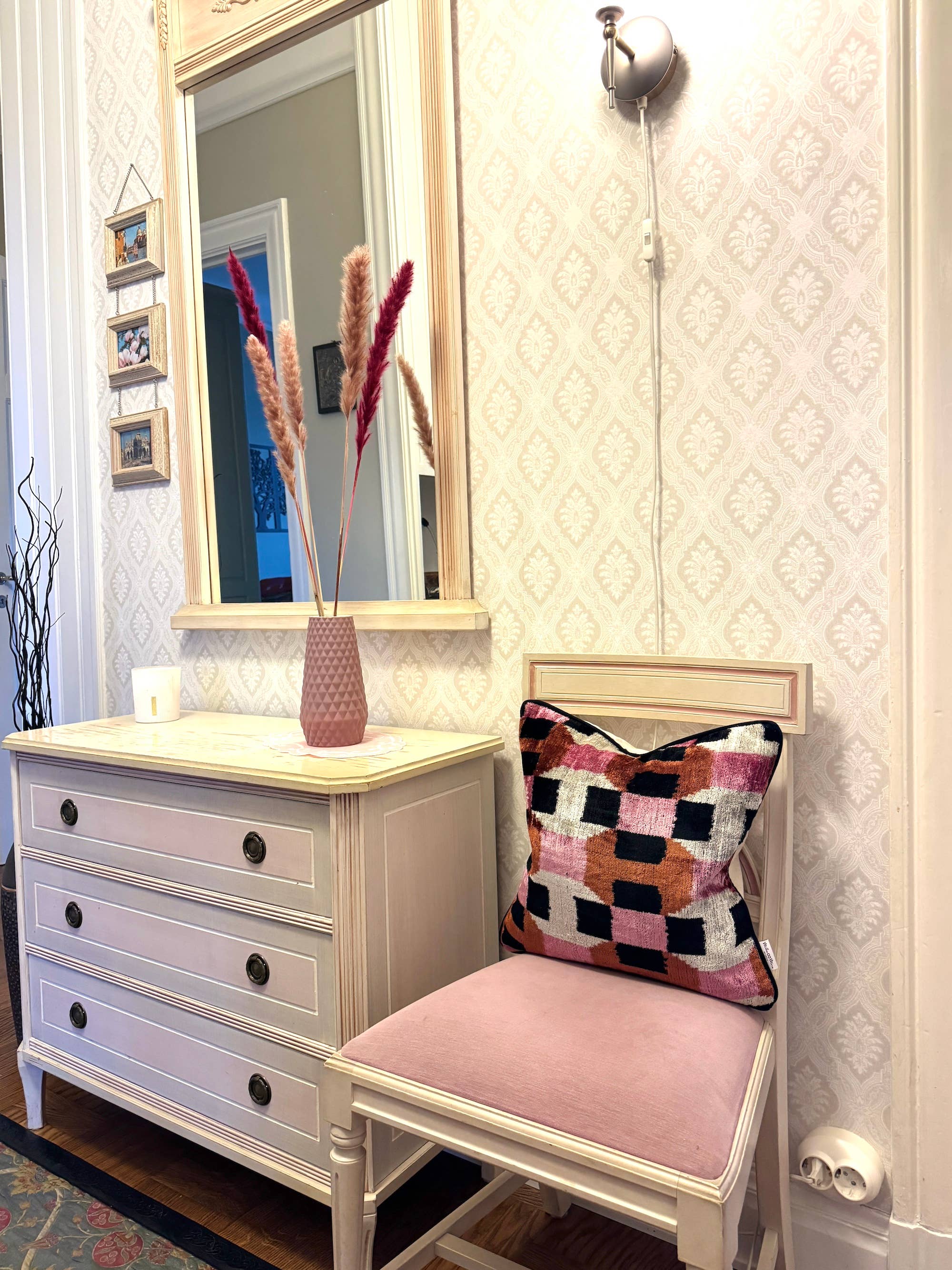 Velvet Ikat Cushion Candy | Velvet Ikat Pillow Cover