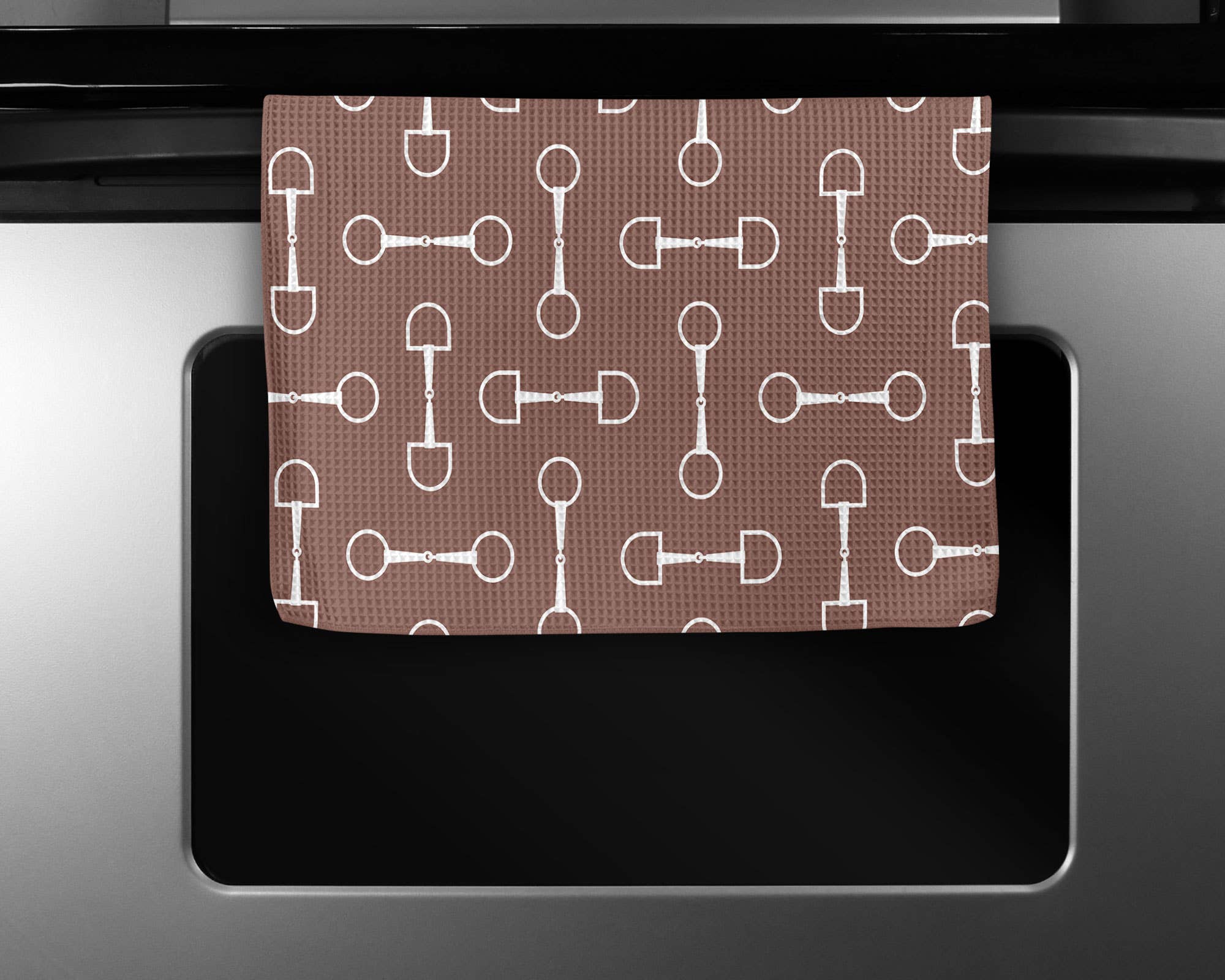 Horse Pony Equestrian Tack Kitchen Towel Waffle Gifts Farm