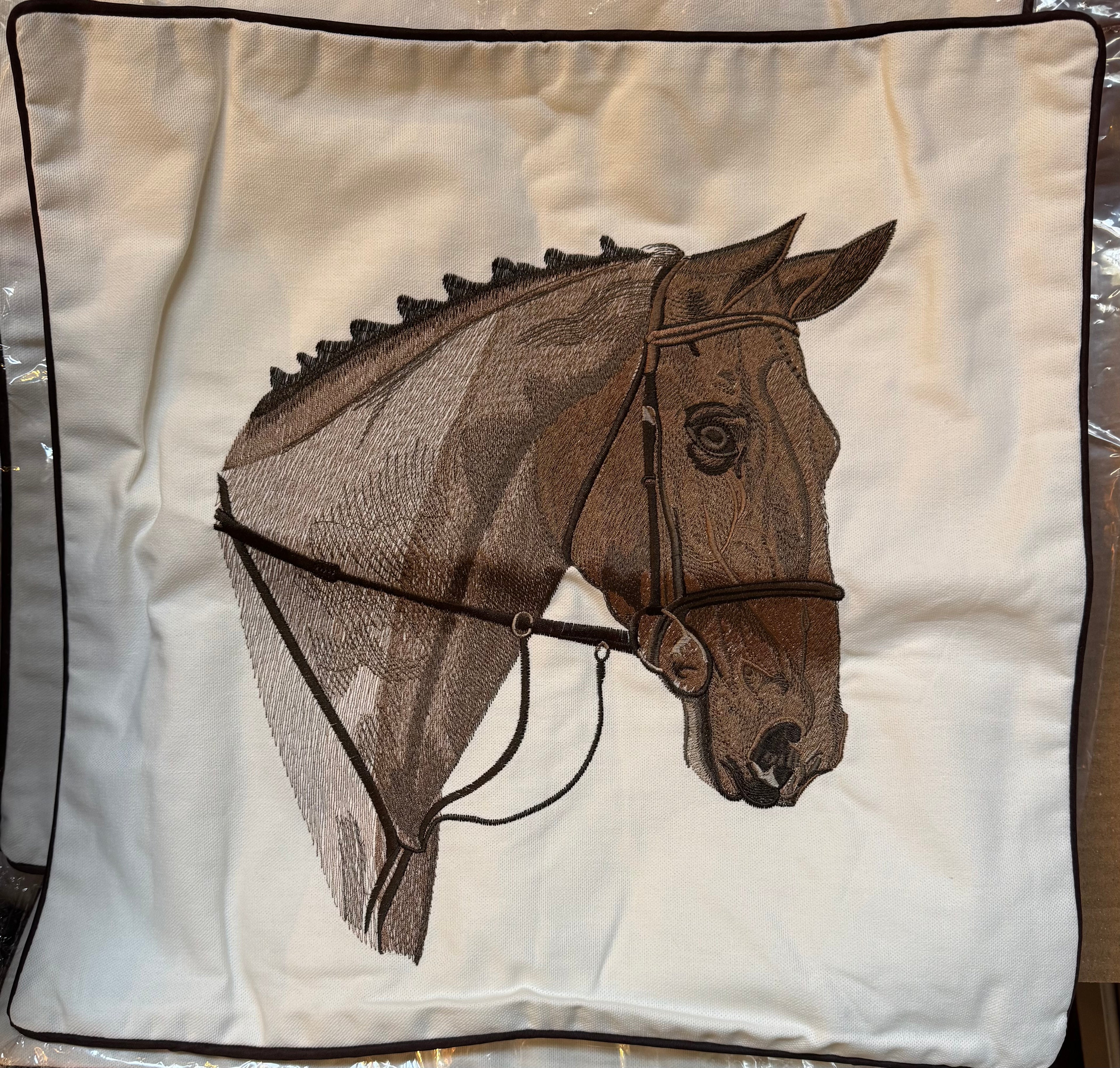 Horse Head Pillow Cover