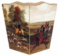 WB227-English Hunt Scene Wastepaper Basket