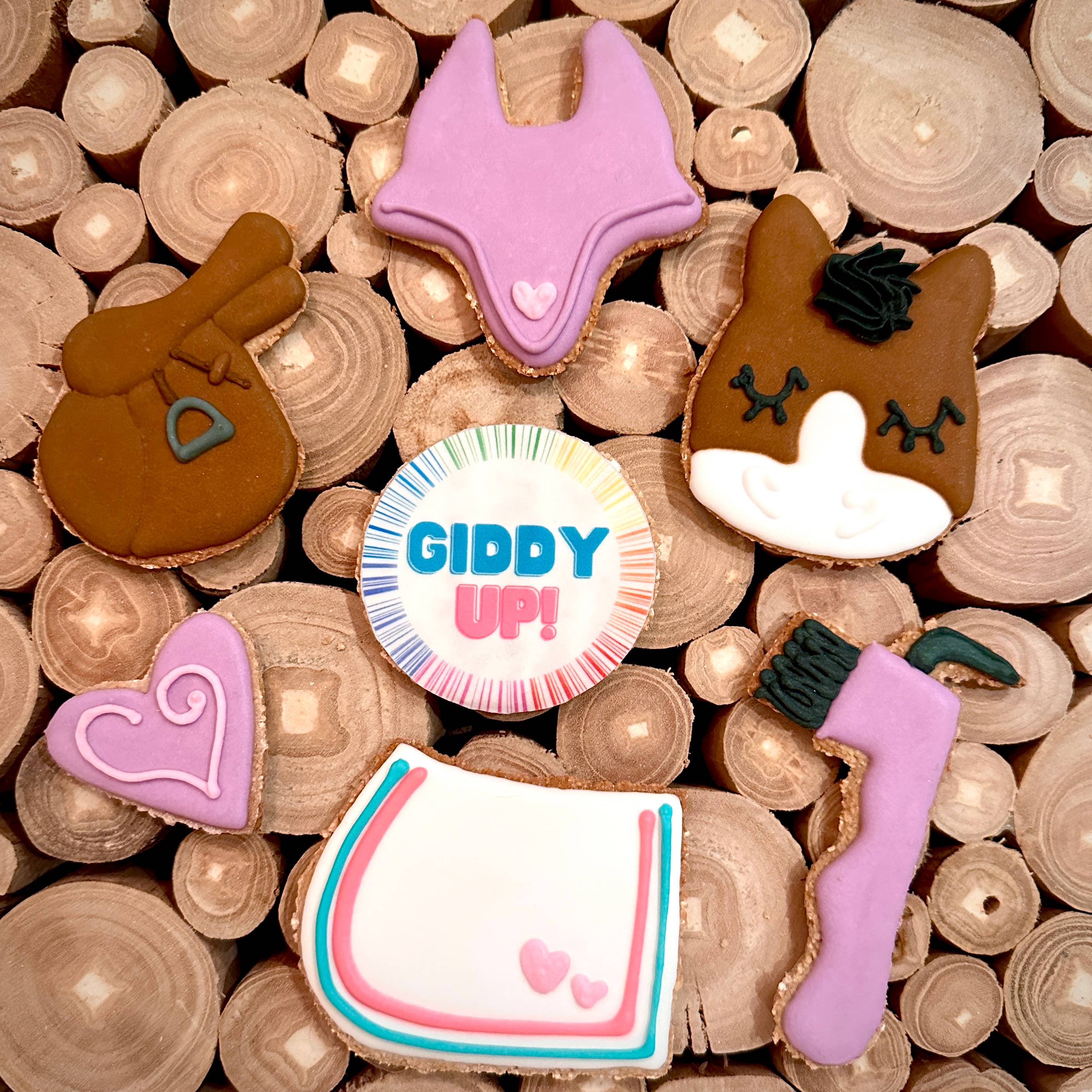 Pony Pals Set Horse Cookie 6 pack