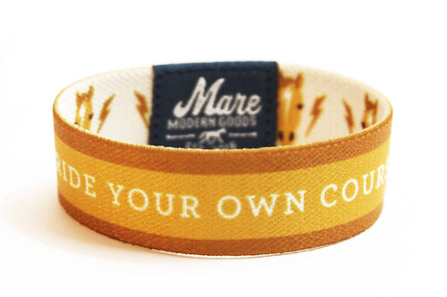 "Ride Your Own Course" Mindfilly Band (Lily)