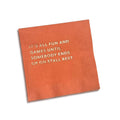 "Stall Rest" Cocktail Napkins